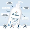 Biolane - Gel Lavant Surgras - Bébé - Corps et Cheveux - Flacon-pompe 750 ml