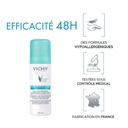 VICHY DÉODORANT AÉROSOL 48H Anti Transpirant Anti-Traces - 125ml