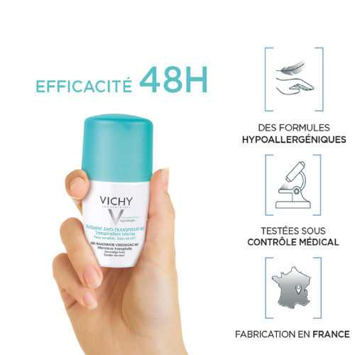 VICHY DÉODORANT BILLE 48H Anti Transpirant - 50ml