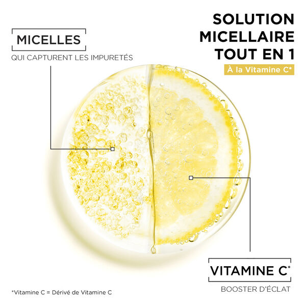 
 Garnier Skin Active Vitamine C Solution Micellaire Tout en 1