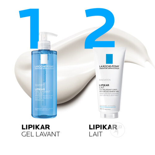 La Roche-Posay Lipikar Lait Relipidant Corps Anti-Dessèchement 48h Peaux Sensibles Et Sèches 15ml 