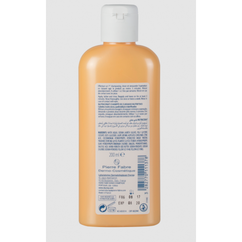 DUCRAY NUTRICERAT Shampooing Réparateur Nutritif - 200ML