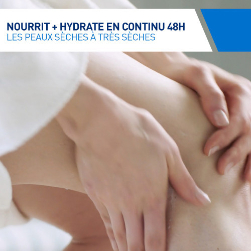 CERAVE Baume Hydratant Flacon pompe visage et corps peaux sèches - 454g