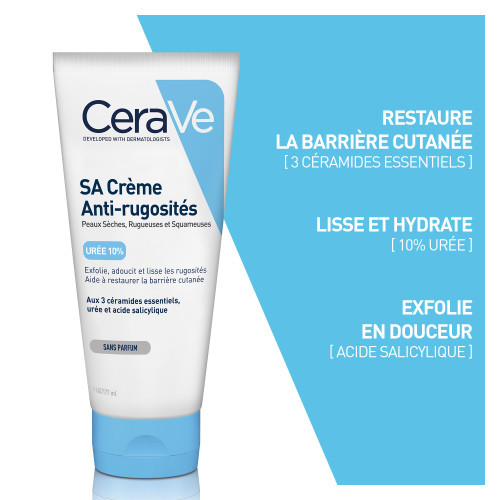 CERAVE SA Crème Anti-rugosités peaux très sèches rugueuses - 177ml