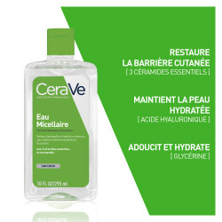 CERAVE Eau Micellaire Nettoyante Visage et Yeux - 295ml