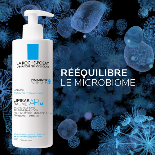 LA ROCHE POSAY LIPIKAR AP+ M Baume Relipidant - Lot de 2x400ml