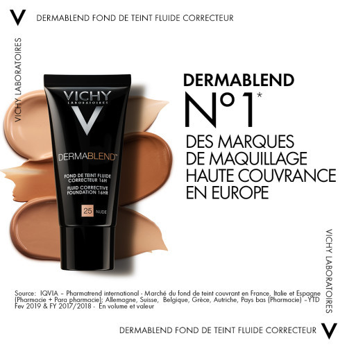 VICHY DERMABLEND FOND DE TEINT FLUIDE 15 Opal 30ml