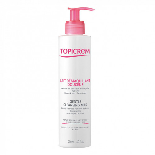 TOPICREM HYDRA+ Lait démaquillant douceur 200ml