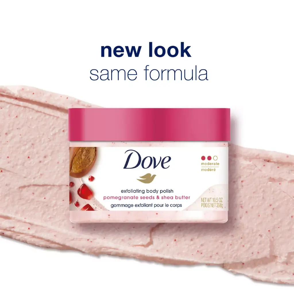 Dove Gommage corporel exfoliant  Gommage à la cassonade et au beurre de noix de coco