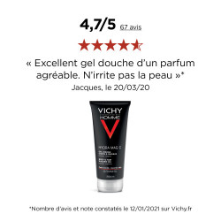 VICHY HOMME MAG-C GEL DOUCHE HYDRATANT REVIGORANT - 200 ml