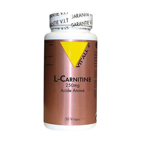 VITALL+ L CARNITINE 250MG - 50 Capsules