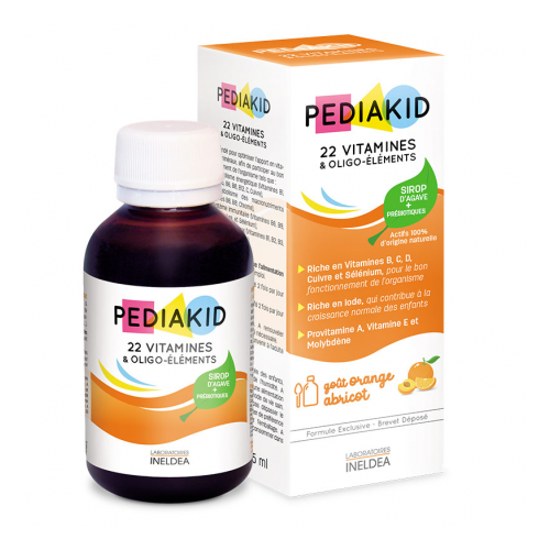 PEDIAKID SIROP 22 VITAMINES ET OLIGO-ÉLÉMENTS - 250ml