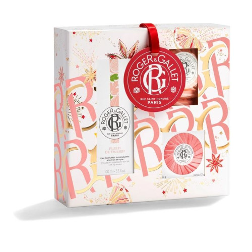 ROGER GALLET COFFRET FLEUR DE FIGUIER Eau Parfumée Savon Galet 