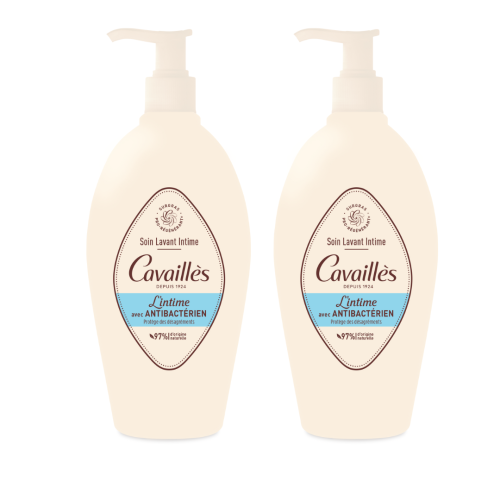 CAVAILLÈS SOIN LAVANT INTIME Anti-Bactérien - Lot de 2x250ml