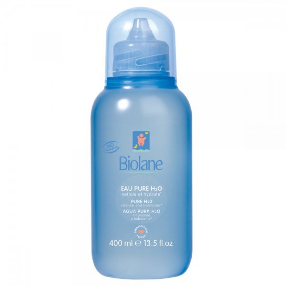 Biolane Eau Pure H2O Nettoyant Sans Rinçage 400ml