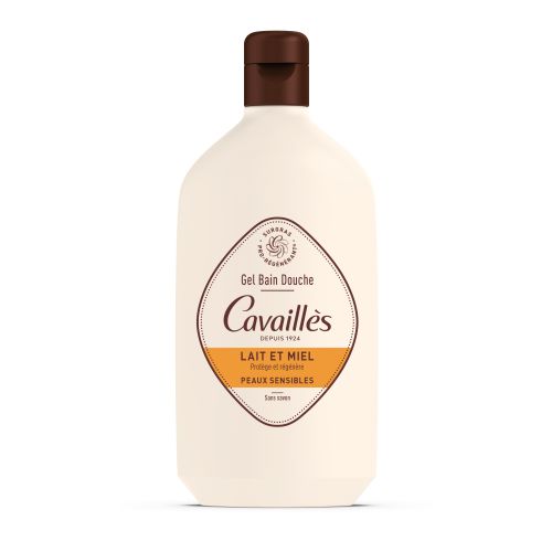 CAVAILLÈS GEL BAIN DOUCHE Lait Et Miel Peaux Sensibles 400ml