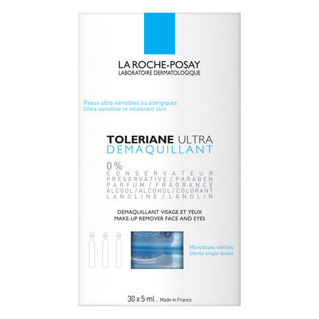 La roche posay tolériane ultra demaquillant visage et yeux peau