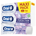 ORAL-B DENTIFRICE 3D WHITE LUXE Perfection Blancheur Avancée - Lot de 2x75ml