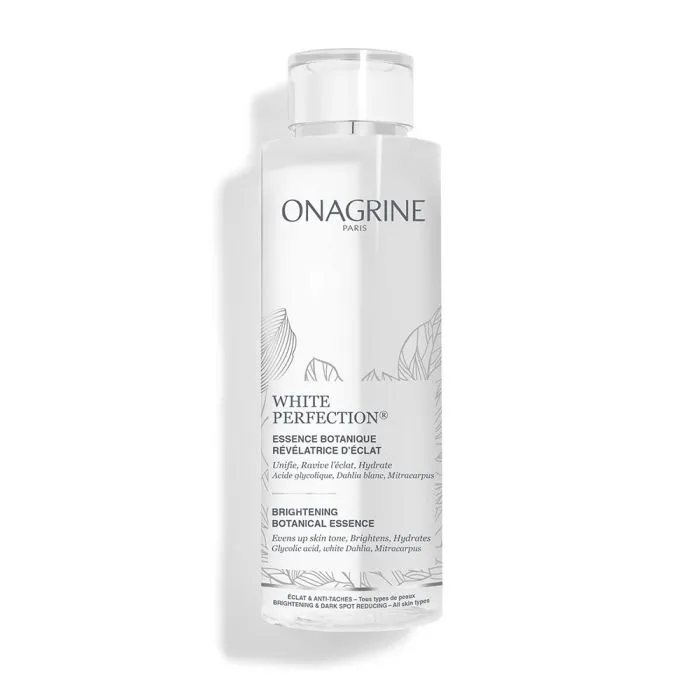 ONAGRINE
WHITE PERFECTION - Essence Botanique Révélatrice d'Éclat - Visage - Tous Types de Peaux, 200ml
