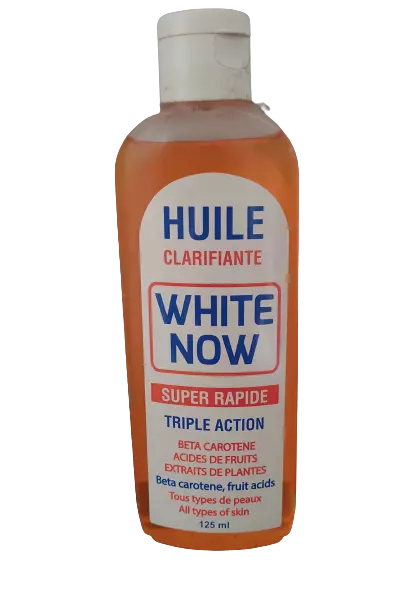 WHITE NOW Huile Clarifiante Super Rapide Triple Action aux Acides de Fruits 125ml