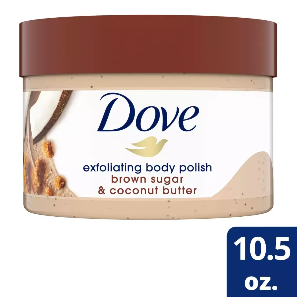 Dove Gommage corporel exfoliant  Gommage à la cassonade et au beurre de noix de coco