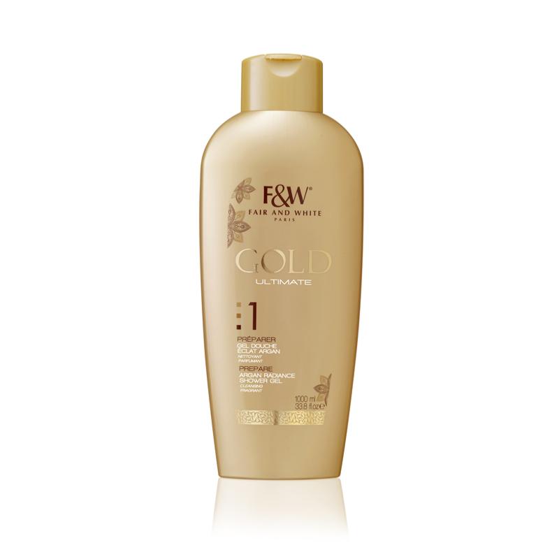 FAIR & WHITE Gel Douche Eclat Argan  Gold