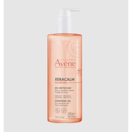 AVÈNE XERACALM NUTRITION Gel Nettoyant Peaux Sensibles - 500ml