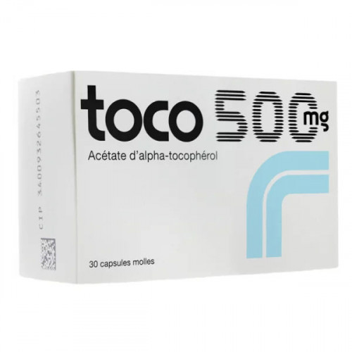 TOCO 500mg 30 capsules