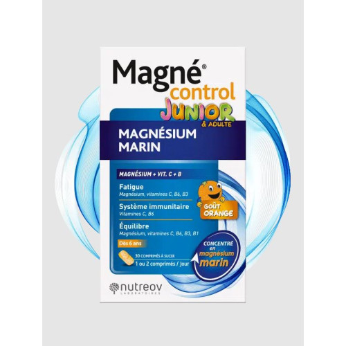 NUTREOV MAGNE CONTROL Junior Marine Magnesium - 30 Tablets