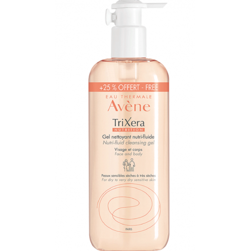 AVÈNE TRIXERA NUTRITION Gel Nettoyant Nutri-Fluide - 500ML