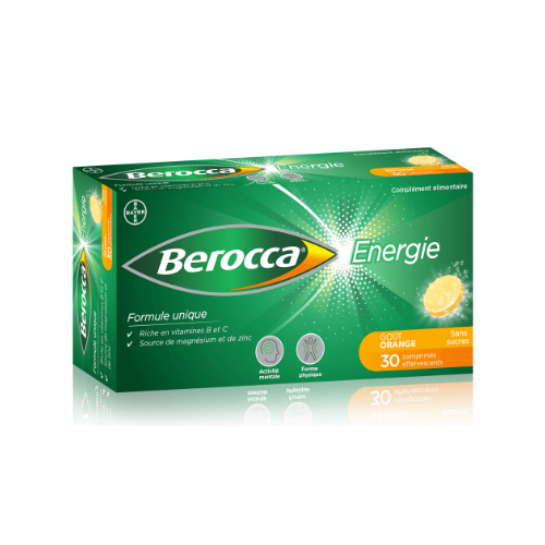 BEROCCA ENERGIE Orange - 30 Comprimés Effervescents