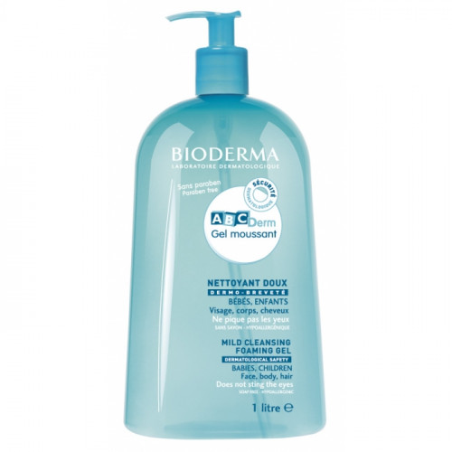 BIODERMA ABCDERM Gel Nettoyant Doux 1L