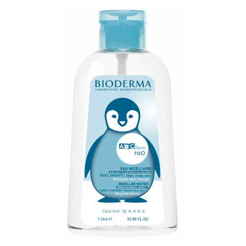 BIODERMA ABCDERM H2O Solution Micellaire Bébé - 1L