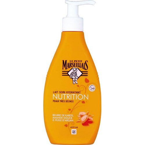 Le Petit Marseillais  Lait Soin Hydratant Nutrition Peaux Très Sèches flacon de 400 ml