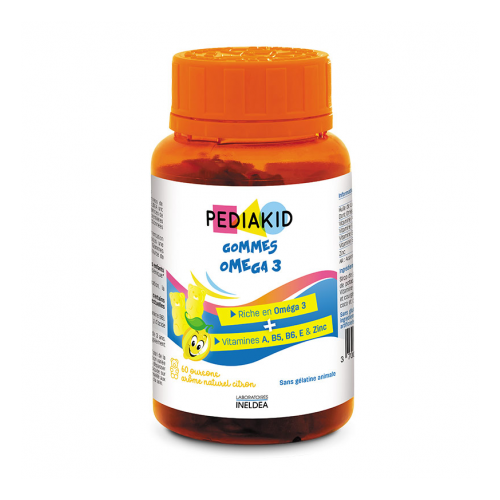 PEDIAKID GUMMIES Omega 3 - 60 Gommes à Mâcher