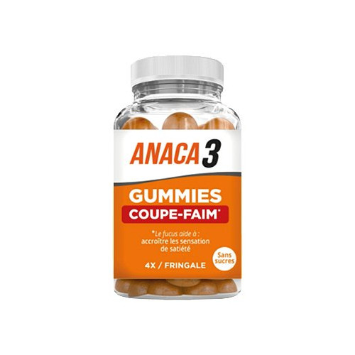 ANACA 3 GUMMIES Coupe Faim - 60 Gummies