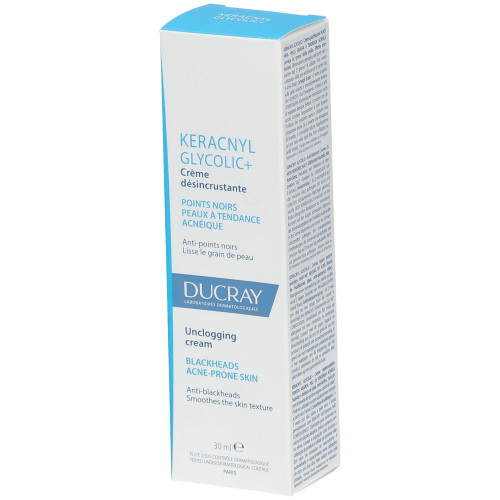 DUCRAY KERACNYL GLYCOLIC+ Crème Désincrustante - 30ml