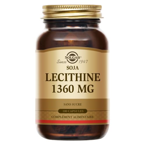 SOLGAR LECITHINE 1360mg - 100 Gélules