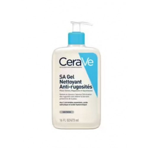 CERAVE SA Gel Nettoyant Anti-rugosités Peaux Sèches et Rugueuses - 473ml