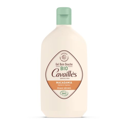 CAVAILLÈS GEL BAIN DOUCHE Huile de Macadamia Peaux Sèches BIO 400ml