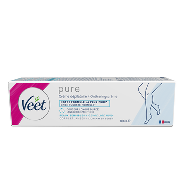 VEET PURE Crème dépilatoire minima peaux sensibles  200ml