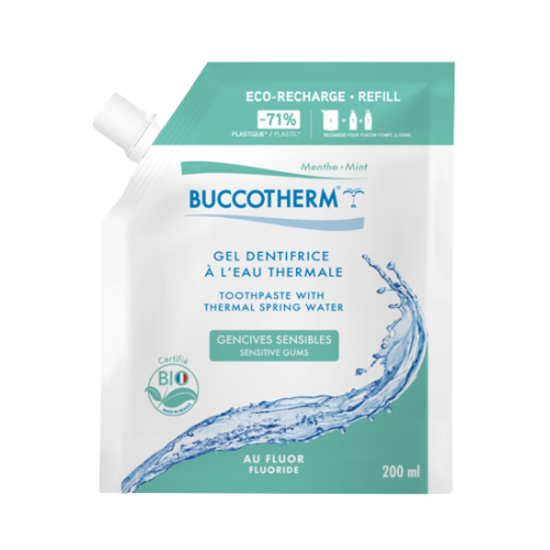 BUCCOTHERM ECO-RECHARGE DENTIFRICE Gencives Sensibles Menthe - 200ml