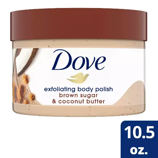 Dove Gommage corporel exfoliant  Gommage à la cassonade et au beurre de noix de coco