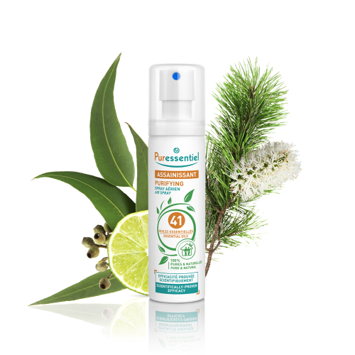 PURESSENTIEL ASSAINISSANT Spray Aérien Assainissant aux 41 Huiles Essentielles - 75ml