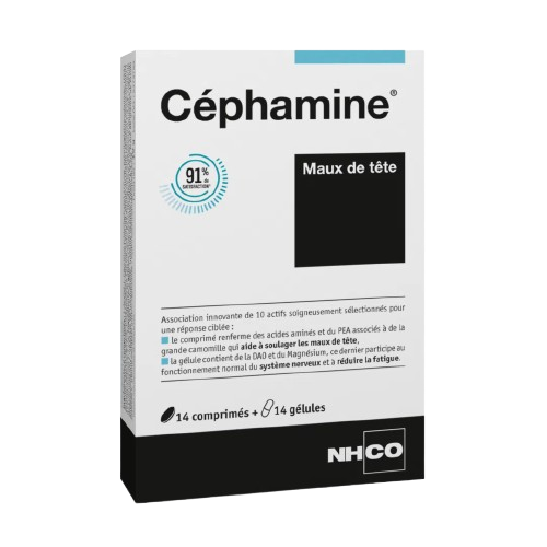 NHCO CÉPHAMINE Maux de Tête - 14 Comprimés + 14 Gélules