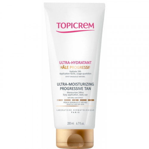 TOPICREM ULTRA HYDRATANT Lait Corps Hâle Progressif 200ml