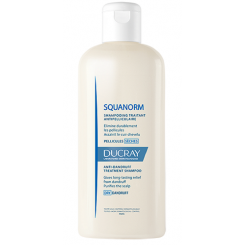 DUCRAY SQUANORM Shampooing Antipelliculaire - Pellicules Sèches - 200ML