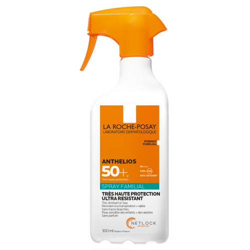 ANTHELIOS SPF 50+ Spray Solaire & LIPIKAR Gel Lavant ou Huile Lavante - 100ml LA ROCHE POSAY