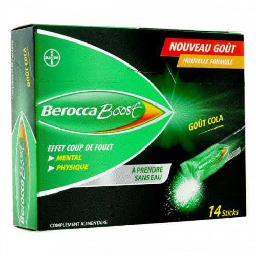 BEROCCA BOOST - 14 sticks goût Cola