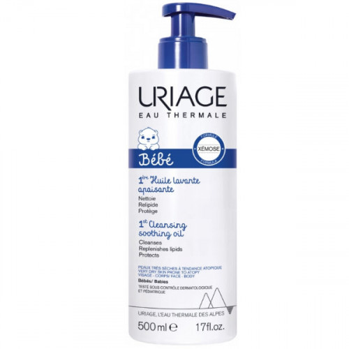 URIAGE BEBE 1ère Huile Lavante Apaisante - 500ml